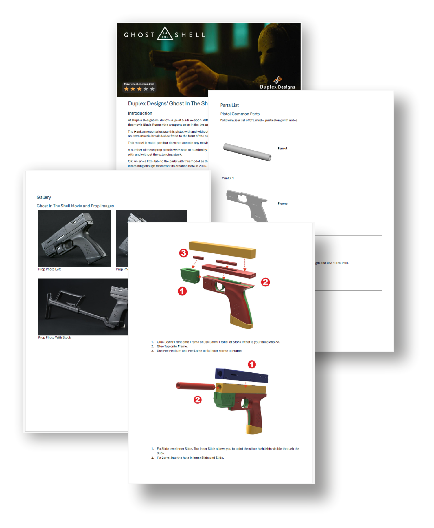 Hanka Pistol Instructions