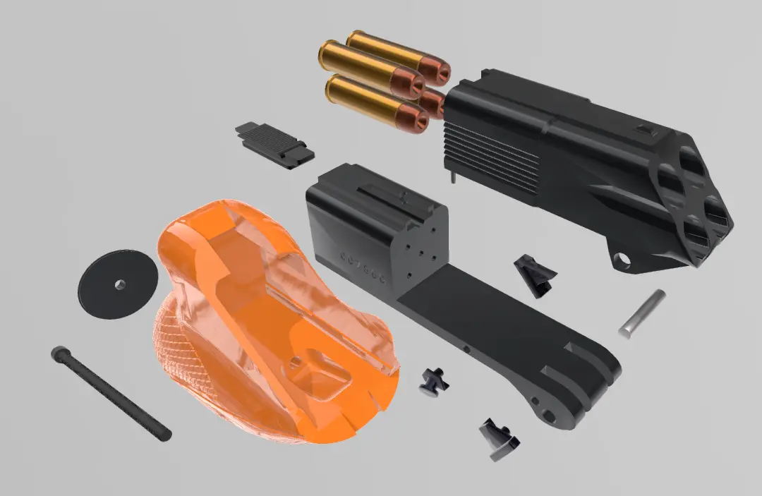 Stephen Danes Concept Blaster Exploded View