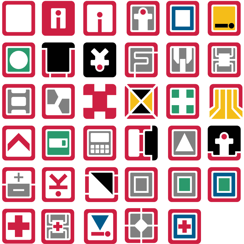 Aliens Semiotic Standard Icons