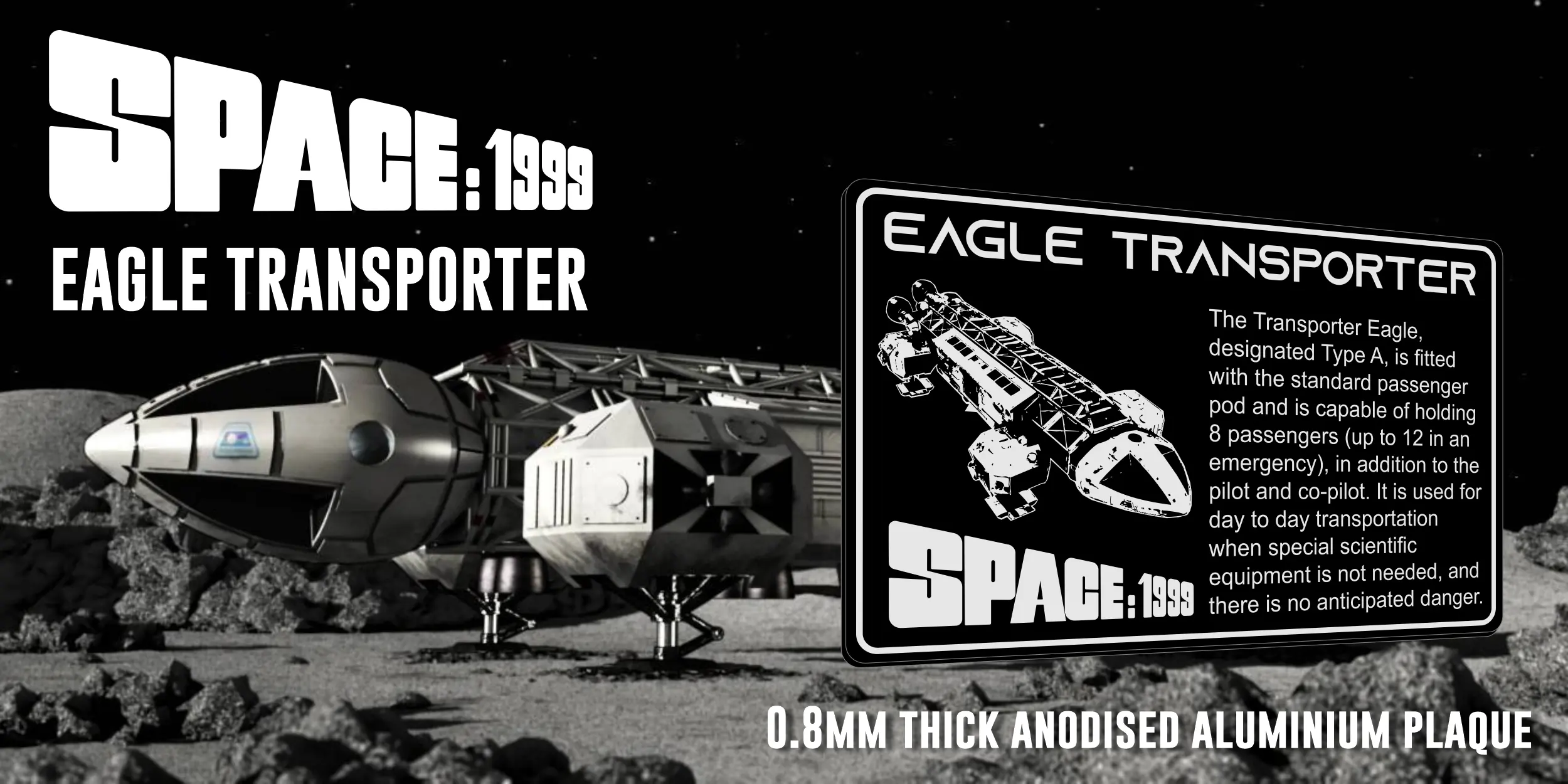 Eagle Transporter Display Plaque