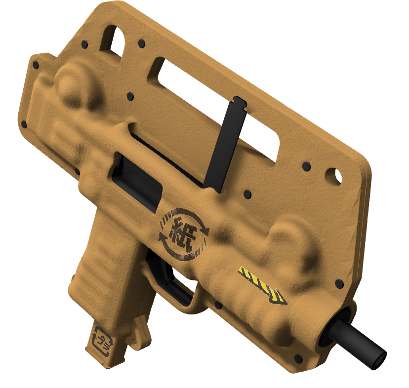 High Quality Model Skinny Man Mini UZI