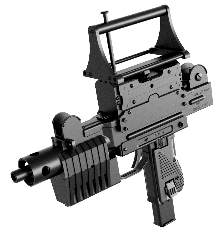 High Quality GITS Briefcase Mini UZI