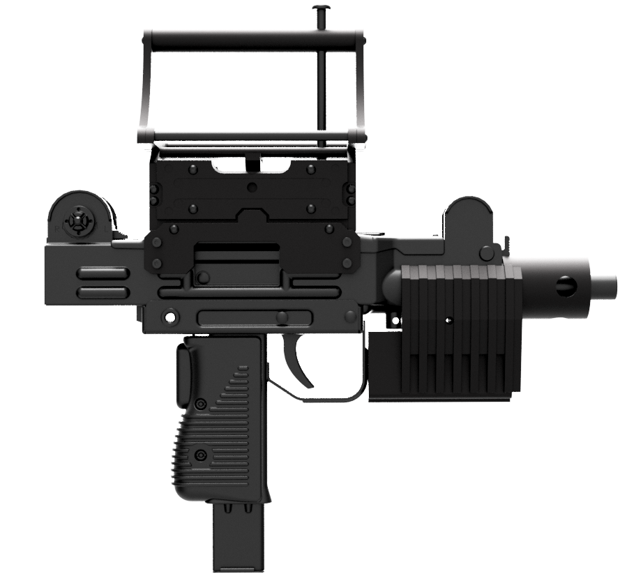 Briefcase UZI Right View