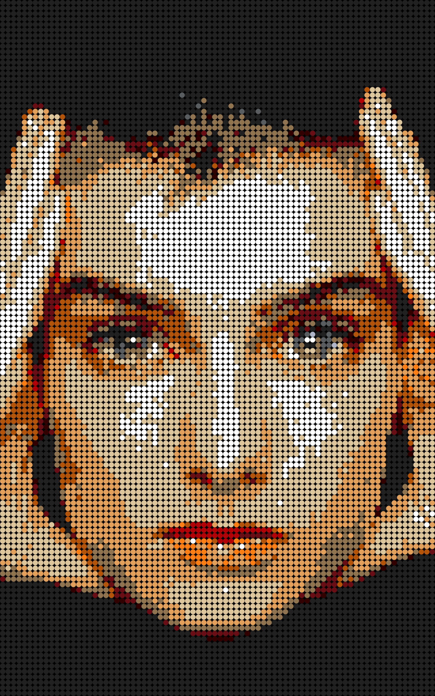 Sinead O'Connor Mosaic Brick Art